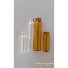 10ml klar und Amber röhrenförmige Glassvials für orale Flüssigkeit